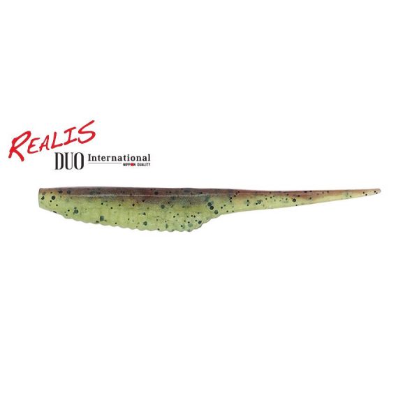 Duo Realis Versa Pintail 10cm F082 Green Pumpkin Chartreuse Plastic Bait 7pcs