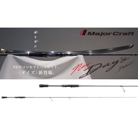   Major Craft Days DYS-66ML R,Fast 1,98m 3,5-10,5gr 2 Piece Spinning Rod