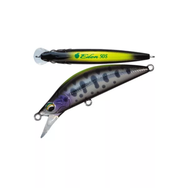 Major Craft Finetail Eden 50H 5cm 5,5gr #016 CM Monochrome Yamame Sinking Wobbler