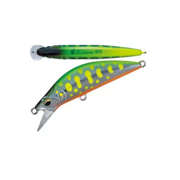 Major Craft Finetail Eden 50S 5cm 4.5gr #017 Lime Chart Yamame Sinking Wobbler