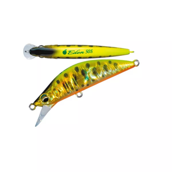 Major Craft Finetail Eden 60S 6cm 5,7gr #013 Gold Chart Yamame Sinking Wobbler