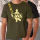 Vass-Tex Printed Fishing Khaki T-Shirt L