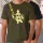 Vass-Tex Printed Fishing Khaki T-Shirt M