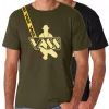 Vass-Tex Printed Fishing Khaki T-Shirt M