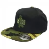 Vass-Tex Black-Camouflage Snapback Baseball Cap
