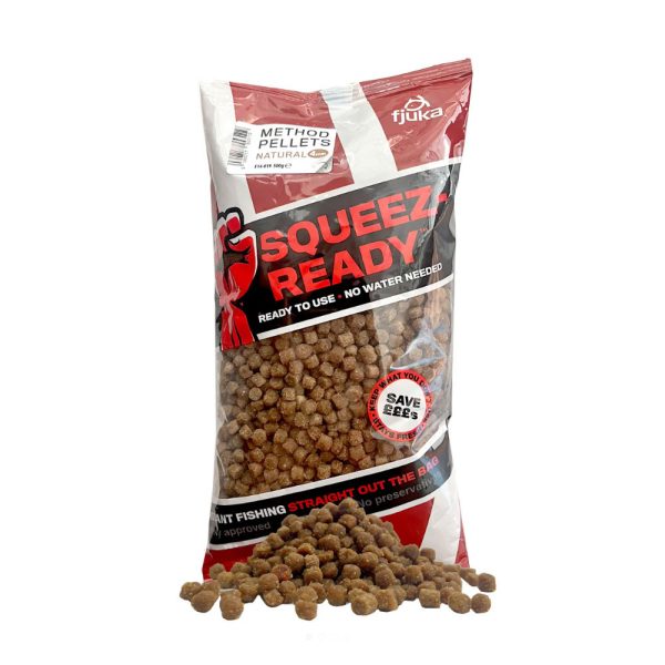 Fjuka Squeez-Ready Natural 4mm Method Pellet 500gr