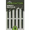 Fox Rage Predator Green Silicone Silicone Tube 10pcs