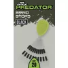 Fox Rage Predator Braid Stops Black Stop 20pcs