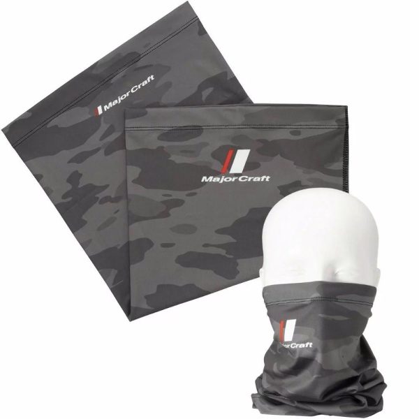 Major Craft UV-Cut Face Guard Dark Grey Camo Tube
