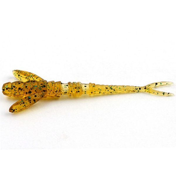 FISHUP Flit 3,81cm (10pcs.), #036 - Caramel/Green & Black Plastic lure