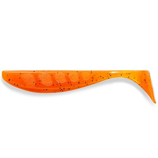 FISHUP Wizzle Shad 5,08cm (10pcs.), #049 - Orange Pumpkin/Black Plastic artificial bait