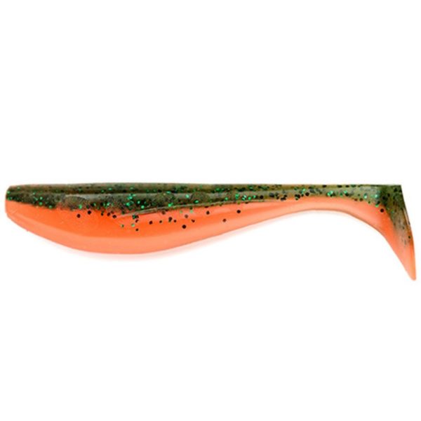 FISHUP Wizzle Shad 7,62cm (8pcs.), #205 - Watermelon/Flo Orange Plastic artificial bait