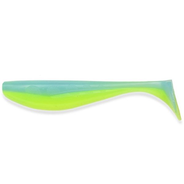 FISHUP Wizzle Shad 7,62cm (8pcs.), #206 - Sky/Chartreuse Plastic artificial bait