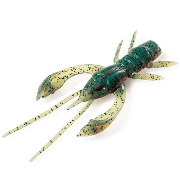 FISHUP Real Craw 5,08cm (7pcs.), #017 - Motor Oil Pepper Plastic lure