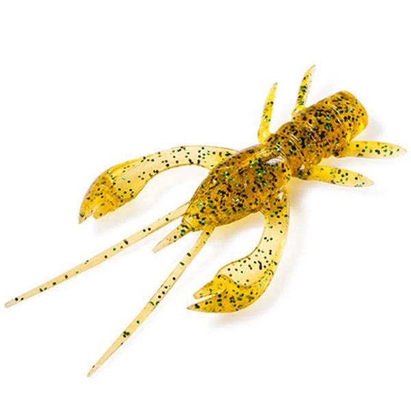 FISHUP Real Craw 5,08cm (7pcs.), #036 - Caramel/Green & Black Plastic lure