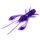 FISHUP Real Craw 5,08cm (7pcs.), #060 - Dark Violet/Peacock & Silver Plastic lures