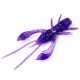 FISHUP Real Craw 5,08cm (7pcs.), #060 - Dark Violet/Peacock & Silver Plastic lures