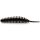 FISHUP Tanta 3,81cm (10pcs.), #101 - Black Plastic lure