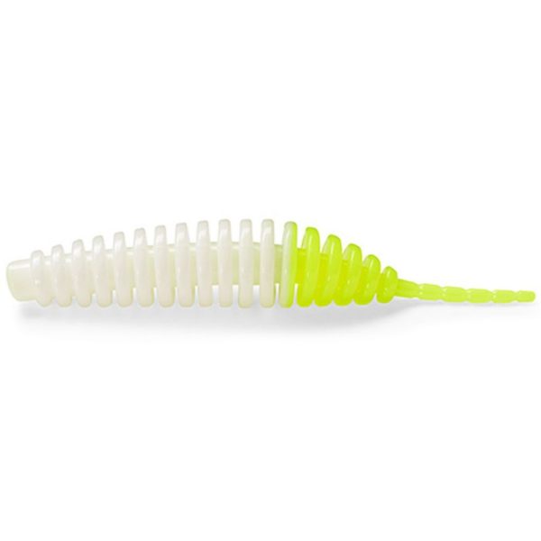 FISHUP Tanta 3,81cm (10pcs.), #131 - White/Hot Chartreuse Plastic lure