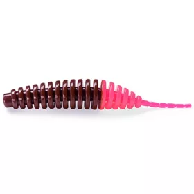   FISHUP Tanta 3,81cm (10pcs.), #139 - Earthworm/Hot Pink Plastic lure