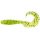 FISHUP Fancy Grub 2,54cm (12pcs.), #055 - Chartreuse/Black Plastic lure