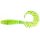 FISHUP Fancy Grub 2,54cm (12pcs.), #026 - Flo Chartreuse/Green Plastic plastic lure