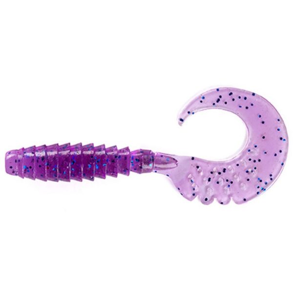 FISHUP Fancy Grub 5,08cm (10pcs.), #014 - Violet/Blue Plastic plastic lure