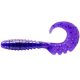 FISHUP Fancy Grub 6,35cm (10pcs.), #060 - Dark Violet/Peacock & Silver Plastic lures