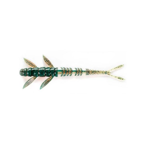 FISHUP Flit 10,16cm (7pcs.), #017 - Motor Oil Pepper Plastic lure