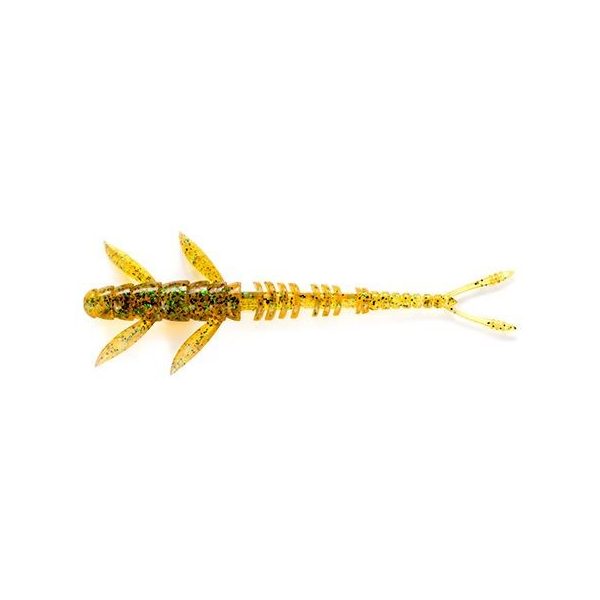 FISHUP Flit 10,16cm (7pcs.), #036 - Caramel/Green & Black Plastic lure