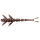 FISHUP Flit 10,16cm (7pcs.), #050 - Green Pumpkin Brown/Red & Purple Plastic lure