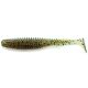 FISHUP U-Shad 5,08cm (10pcs.), #017 - Motor Oil Pepper Plastic bait