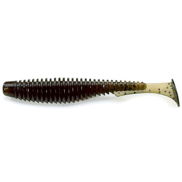 FISHUP U-Shad 5,08cm (10pcs.), #043 - Watermelon Brown/Black Plastic bait