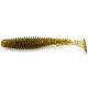 FISHUP U-Shad 5,08cm (10pcs.), #074 - Green Pumpkin Seed Plastic bait