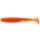 FISHUP U-Shad 5,08cm (10pcs.), #049 - Orange Pumpkin/Black Plastic bait