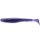 FISHUP U-Shad 5,08cm (10pcs.), #060 - Dark Violet/Peacock & Silver Plastic bait