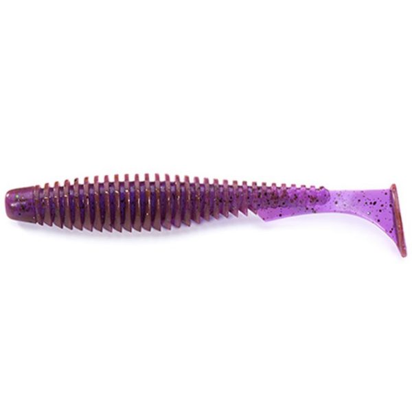 FISHUP U-Shad 7,62cm (9pcs.), #016 - Lox/Green & Black Plastic bait