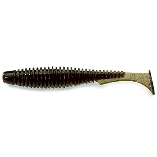 FISHUP U-Shad 7,62cm (9pcs.), #043 - Watermelon Brown/Black Plastic bait
