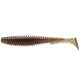 FISHUP U-Shad 7,62cm (9pcs.), #045 - Green Pumpkin/Red & Black Plastic bait