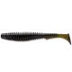 FISHUP U-Shad 10,16cm (8pcs.), #043 - Watermelon Brown/Black Plastic bait
