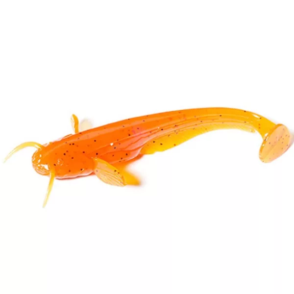 FISHUP Catfish 7,62cm (8pcs.), #049 - Orange Pumpkin/Black Plastic lure