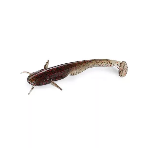 FISHUP Catfish 7,62cm (8pcs.), #045 - Green Pumpkin/Red & Black Plastic lure