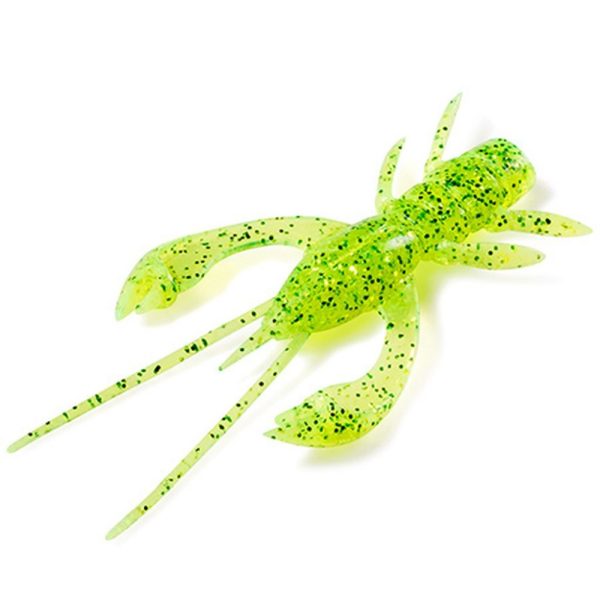 FISHUP Real Craw 3,81cm (10pcs.), #026 - Flo Chartreuse/Green Plastic artificial bait