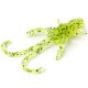 FISHUP Baffi Fly 3,81cm (10pcs.), #055 - Chartreuse/Black Plastic lure