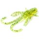FISHUP Baffi Fly 3,81cm (10pcs.), #026 - Flo Chartreuse/Green Plastic lure
