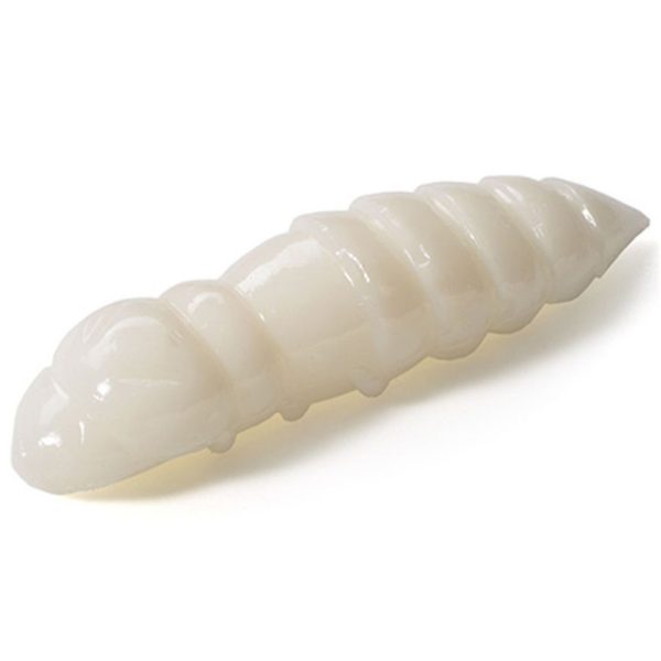 FISHUP Pupa 2,28cm (12pcs.), #009 - White Plastic lure