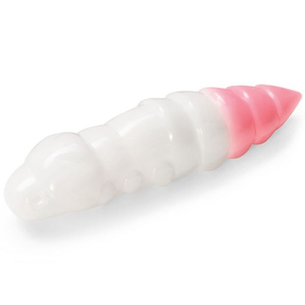 FISHUP Pupa 3,04cm (10pcs.), #132 - White/Bubble Gum Plastic lure