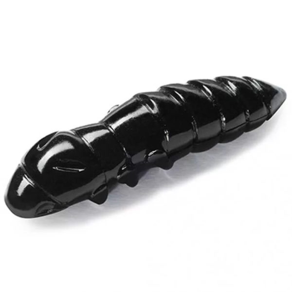 Fishup Pupa Cheese 3,81cm #101 Black Plastic lure 8pcs