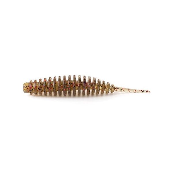 FISHUP Tanta 8,89cm (5pcs.), #045 - Green Pumpkin/Red & Black Plastic lures