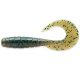 FISHUP Mighty Grub 8,89cm (7pcs.), #017 - Motor Oil Pepper Plastic lure